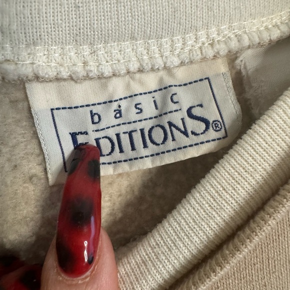 Vintage 90s Cute Cat Graphic Sweatshirt (M) - Picture 3 of 4